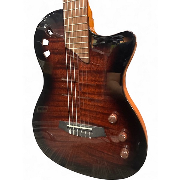 Used Cordoba stage edge burst Classical Acoustic Electric Guitar