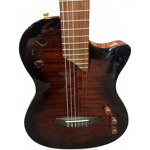 Used Cordoba stage edge burst Classical Acoustic Electric Guitar