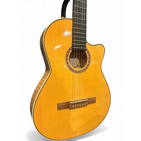 Used Godin Arena Concert CW EQ Flame Maple Classical Acoustic Electric Guitar