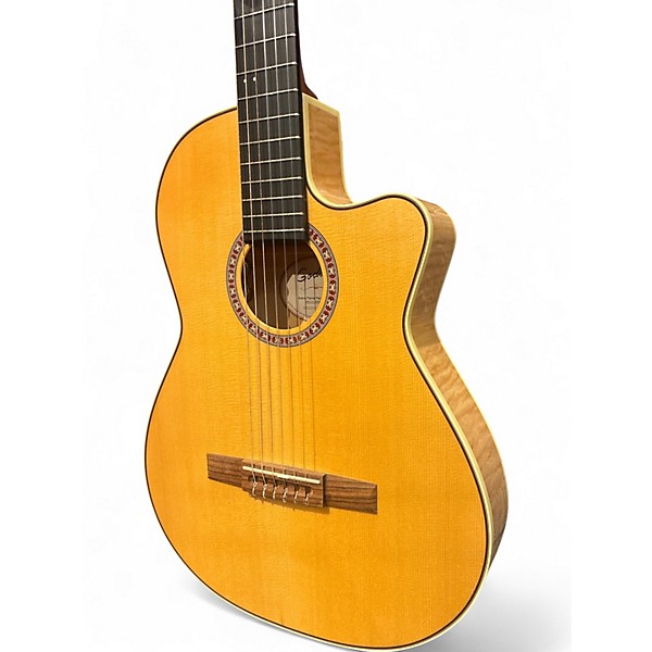 Used Godin Arena Concert CW EQ Flame Maple Classical Acoustic Electric Guitar