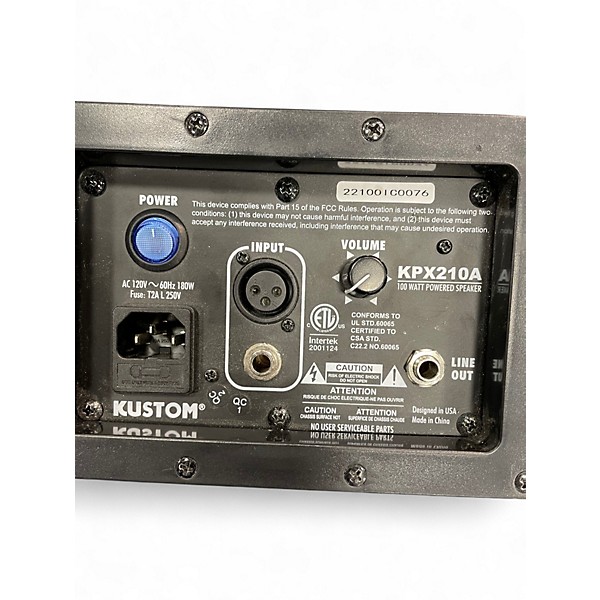 Used Kustom KPX210A Powered Monitor