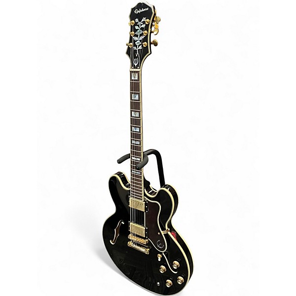 Used Epiphone Sheraton II EBONY Hollow Body Electric Guitar