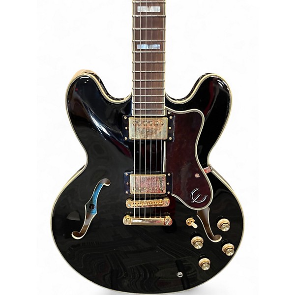 Used Epiphone Sheraton II EBONY Hollow Body Electric Guitar