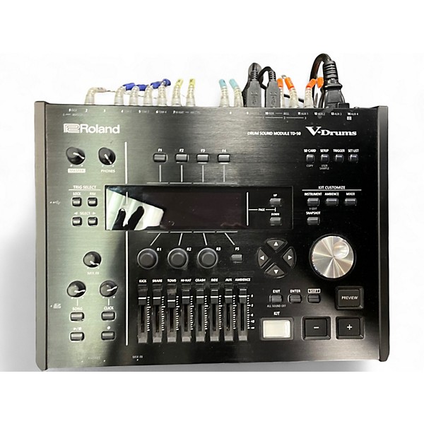 Used Roland TD-50KV Electric Drum Set