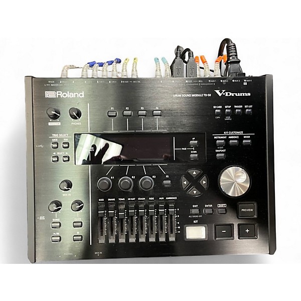 Used Roland TD-50KV Electric Drum Set