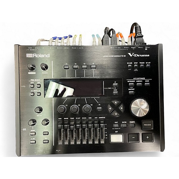 Used Roland TD-50KV Electric Drum Set