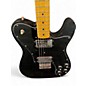 Used 2022 Fender American Vintage II 1975 Telecaster Black Solid Body Electric Guitar