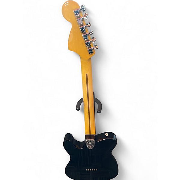 Used 2022 Fender American Vintage II 1975 Telecaster Black Solid Body Electric Guitar