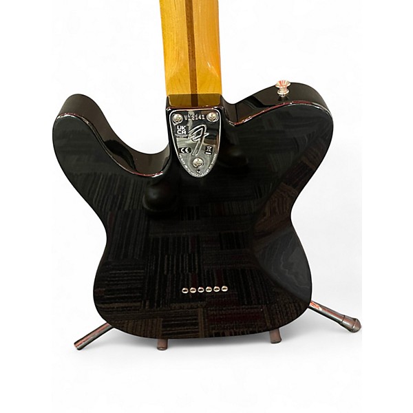Used 2022 Fender American Vintage II 1975 Telecaster Black Solid Body Electric Guitar