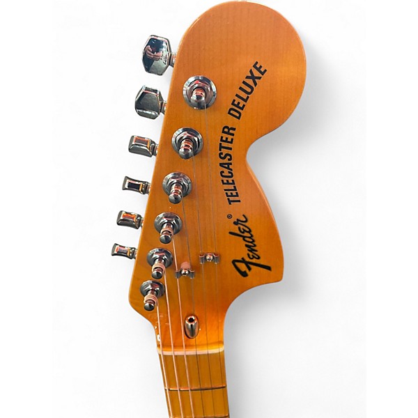 Used 2022 Fender American Vintage II 1975 Telecaster Black Solid Body Electric Guitar