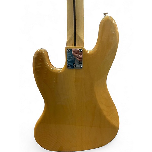 Used Squier Classic Vibe 70s Jazz Bass Natural Electric Bass Guitar