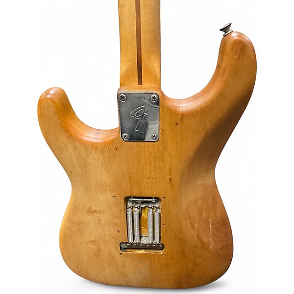 Vintage 1958 Fender Stratocaster (refin) stripped and refinished to natural Solid Body Electric Guitar