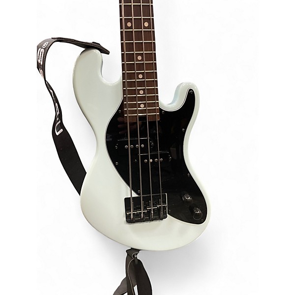 Used Kala U-Bass Fretted Solid Body Powder Blue Electric Bass Guitar