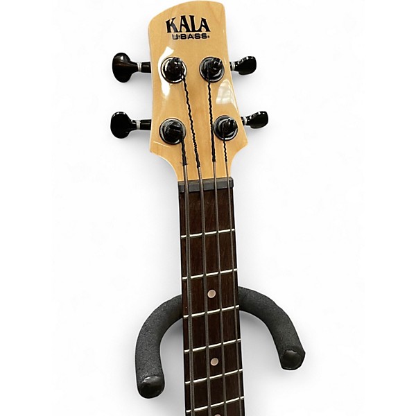 Used Kala U-Bass Fretted Solid Body Powder Blue Electric Bass Guitar