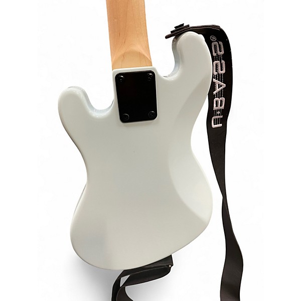 Used Kala U-Bass Fretted Solid Body Powder Blue Electric Bass Guitar