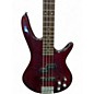 Used Ibanez GSR200 Trans Red Electric Bass Guitar