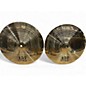 Used Wuhan 14in 457 HEAVY METAL HIHAT PAIR Cymbal thumbnail