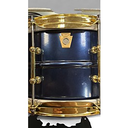 Used Ludwig 14in BluePhonic Snare Drum Midnight Blue Metallic Drum