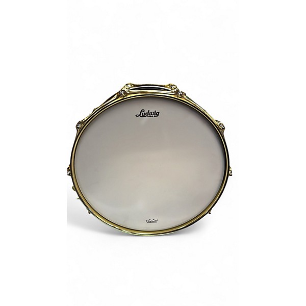 Used Ludwig 14in BluePhonic Snare Drum Midnight Blue Metallic Drum