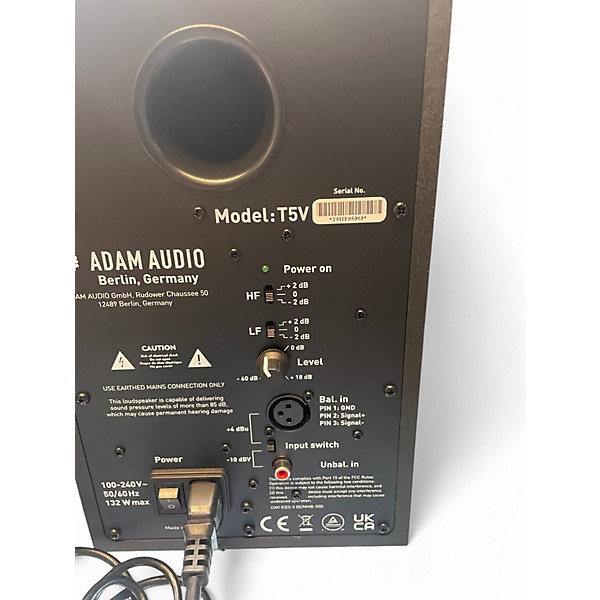 Used ADAM Audio T5V PAIR Powered Monitor