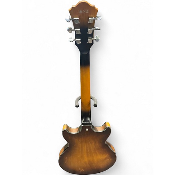 Used Ibanez AM73B Archtop Natural Hollow Body Electric Guitar