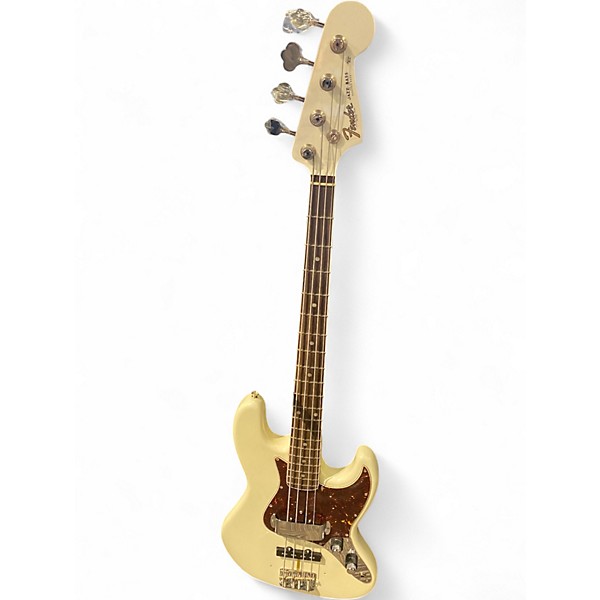 Used Fender 60th Anniversary Jazz Bass Arctic Pearl Electric Bass Guitar