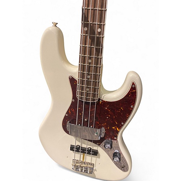 Used Fender 60th Anniversary Jazz Bass Arctic Pearl Electric Bass Guitar