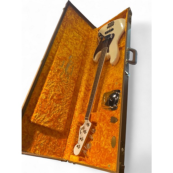 Used Fender 60th Anniversary Jazz Bass Arctic Pearl Electric Bass Guitar
