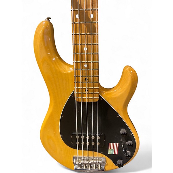Used 1993 Ernie Ball Music Man Stingray 5 H Natural Electric Bass Guitar