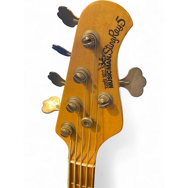 Used 1993 Ernie Ball Music Man Stingray 5 H Natural Electric Bass Guitar