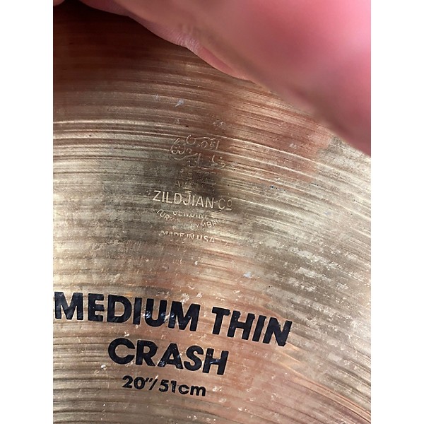 Used Zildjian 20in A Series Medium Thin Crash Cymbal