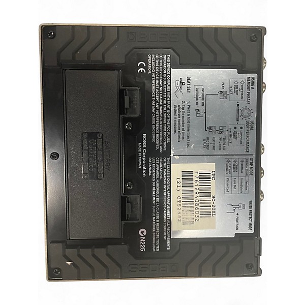 Used BOSS RC20XL Loop Station XL Twin Pedal