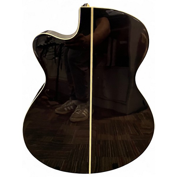 Used Washburn ea55g-a Amber Acoustic Electric Guitar