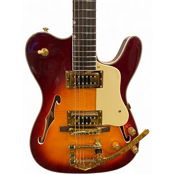 Used Firefly Pro semi-hollow Telecaster ice tea burst Hollow Body Electric Guitar