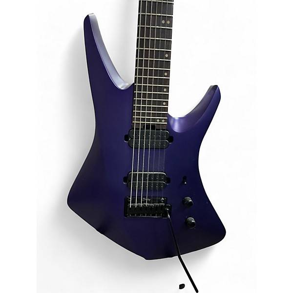 Used Sterling by Music Man Kaizen 7 Firemist Purple Satin Solid Body Electric Guitar