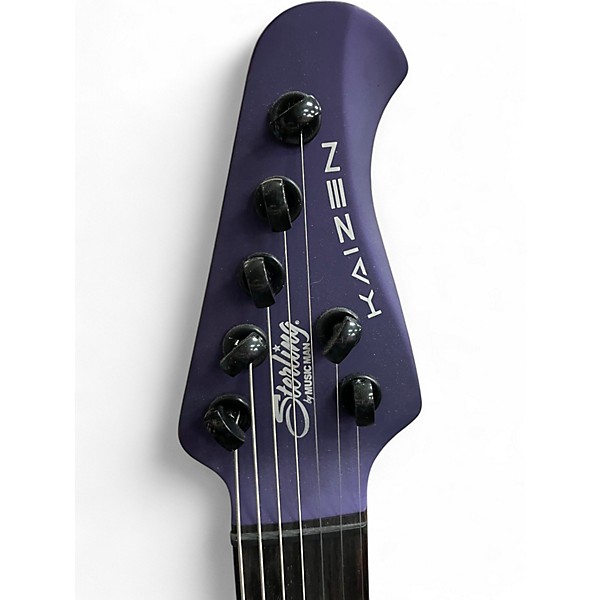 Used Sterling by Music Man Kaizen 7 Firemist Purple Satin Solid Body Electric Guitar