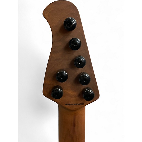 Used Sterling by Music Man Kaizen 7 Firemist Purple Satin Solid Body Electric Guitar