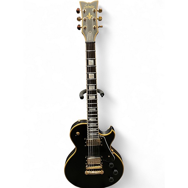 Used Schecter Guitar Research Solo II Custom  Aged Black Solid Body Electric Guitar