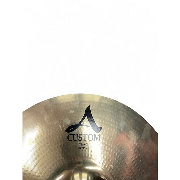 Used Zildjian 18in A Custom Crash Cymbal