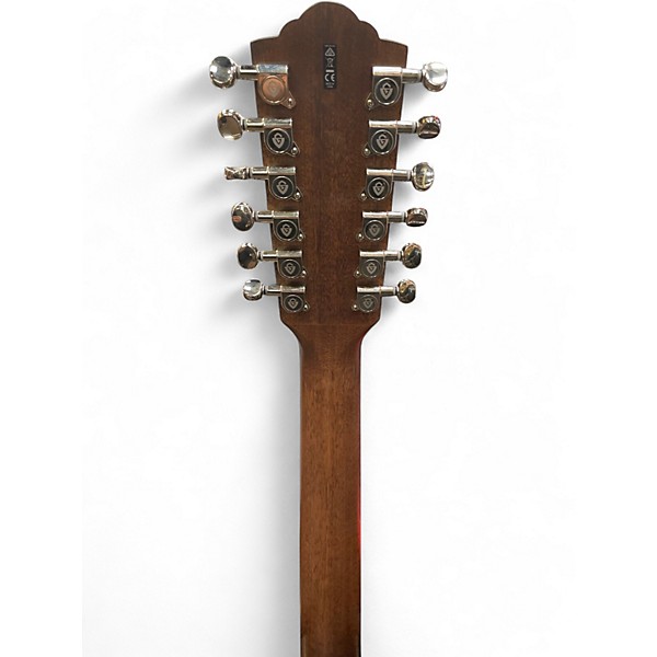 Used Guild F-2512E Natural 12 String Acoustic Electric Guitar