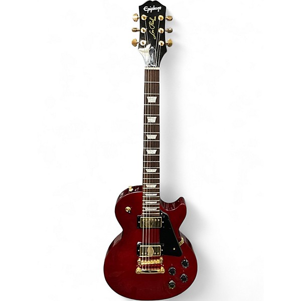 Used Epiphone Les Paul Studio Wine Red Solid Body Electric Guitar