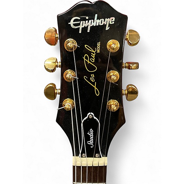 Used Epiphone Les Paul Studio Wine Red Solid Body Electric Guitar