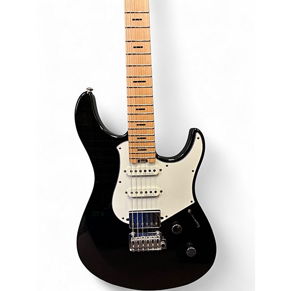 Used Yamaha Pacifica Standard Series Plus Black and White Solid Body Electric Guitar