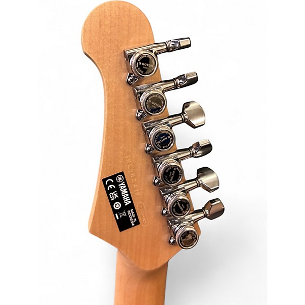 Used Yamaha Pacifica Standard Series Plus Black and White Solid Body Electric Guitar