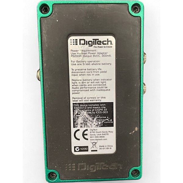 Used DigiTech XBW Bass Synth Wah Bass Effect Pedal