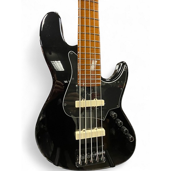 Used Maruszczyk ELWOOD CUSTOM 5 Black Electric Bass Guitar
