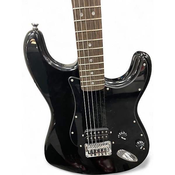 Used Squier Affinity Stratocaster Black Solid Body Electric Guitar