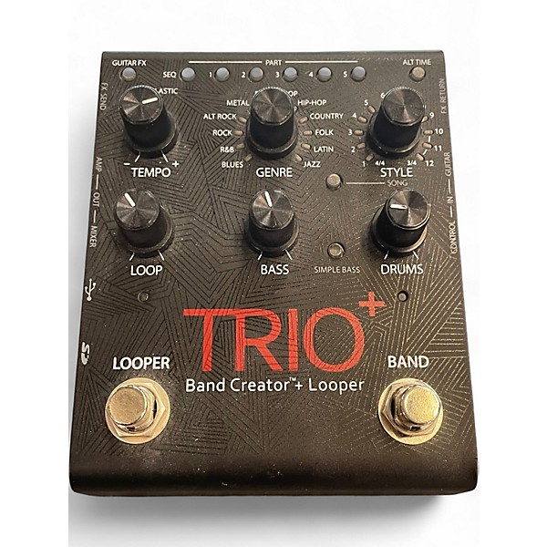 Used DigiTech Trio+ Band Creator Plus Looper Pedal