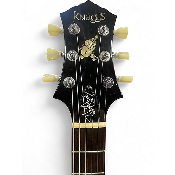 Used Knaggs SSC - T2 6 String Allman Burst Solid Body Electric Guitar