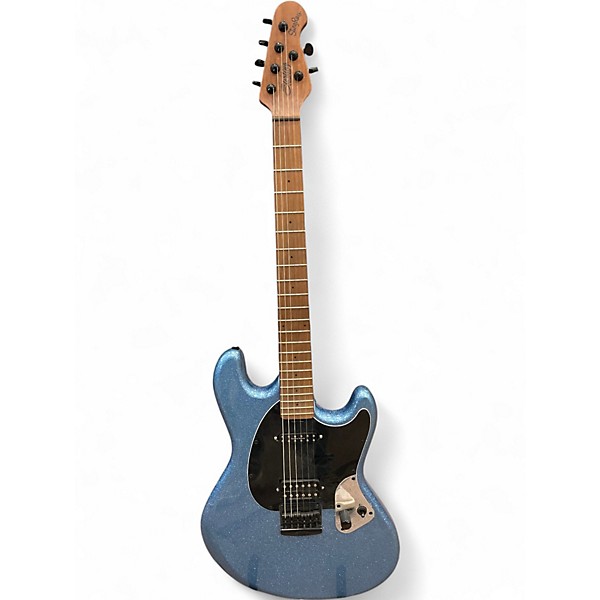 Used Sterling by Music Man Ryan "Fluff" Bruce Artist Series StingRay Amana Boat Blue Solid Body Electric Guitar